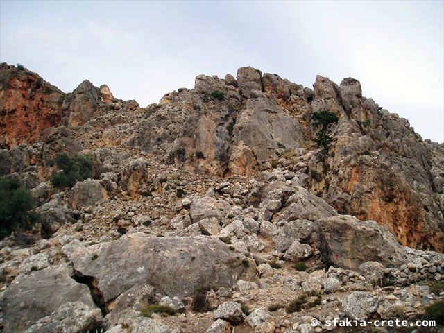 Photo report of a walk around Loutro, Sfakia, Crete, September 2008